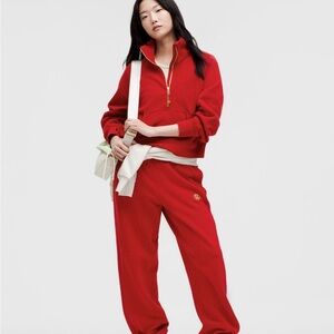 SOLD OUT LIMITED EDITION Lunar New Year Scuba Oversized Funnel-Neck Half Zip!